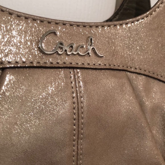 Coach golden tote bag - Picture 3 of 6